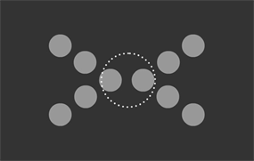 箭头交叉变换flash动画